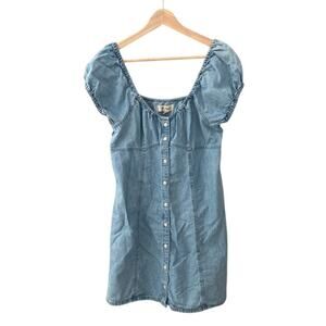 Madewell Denim Margie Mini Dress - Bevy Wash - 6